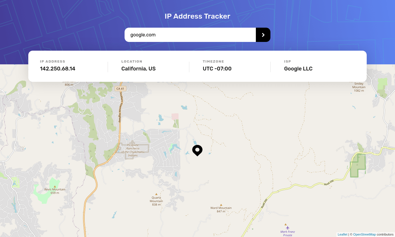 IP Address Tracker-image